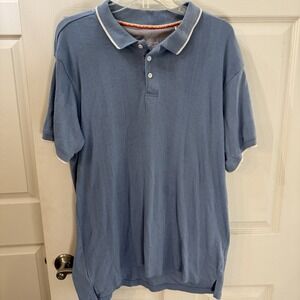 Laguna Men's Polo‎ Shirt Blue Golf Preppy XL